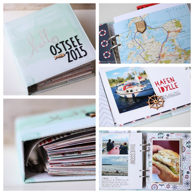 Urlaubs-Familienalbum selber basteln: als buntes Scrapbook