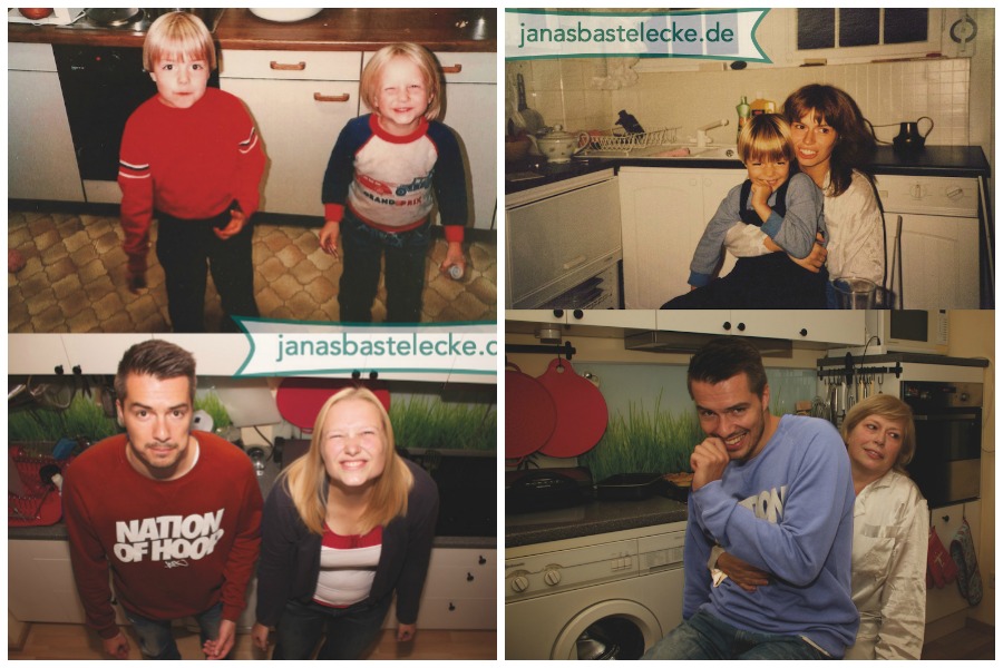 Kinderbilder von früher nachgestellt
