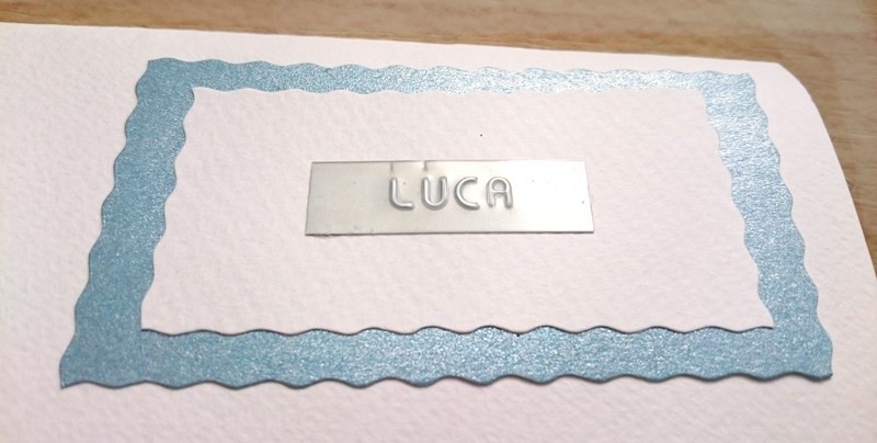 Etikett mit dem Namen Luca